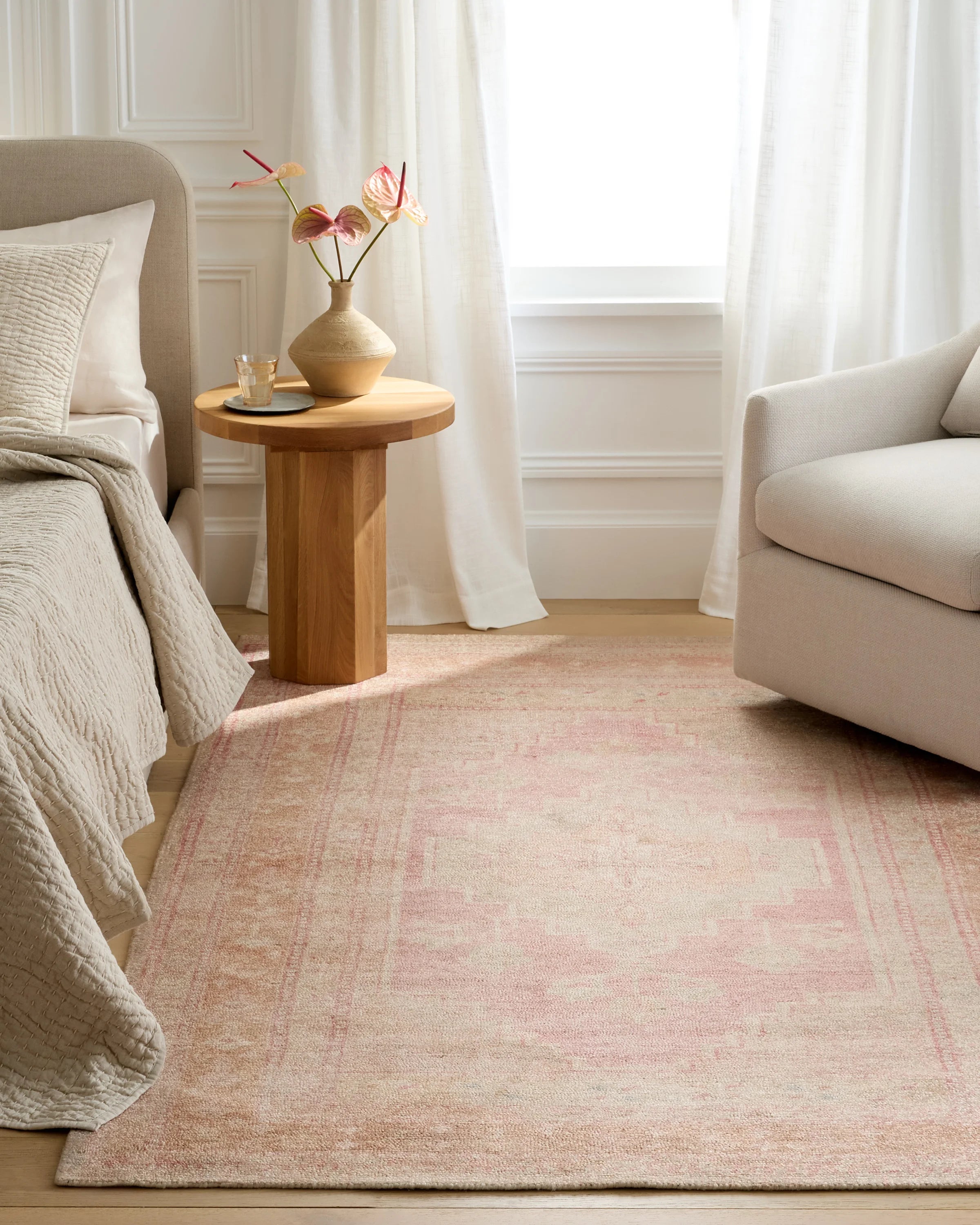 Arya Performance Rug - 5' x 8' / Pink Secondary image