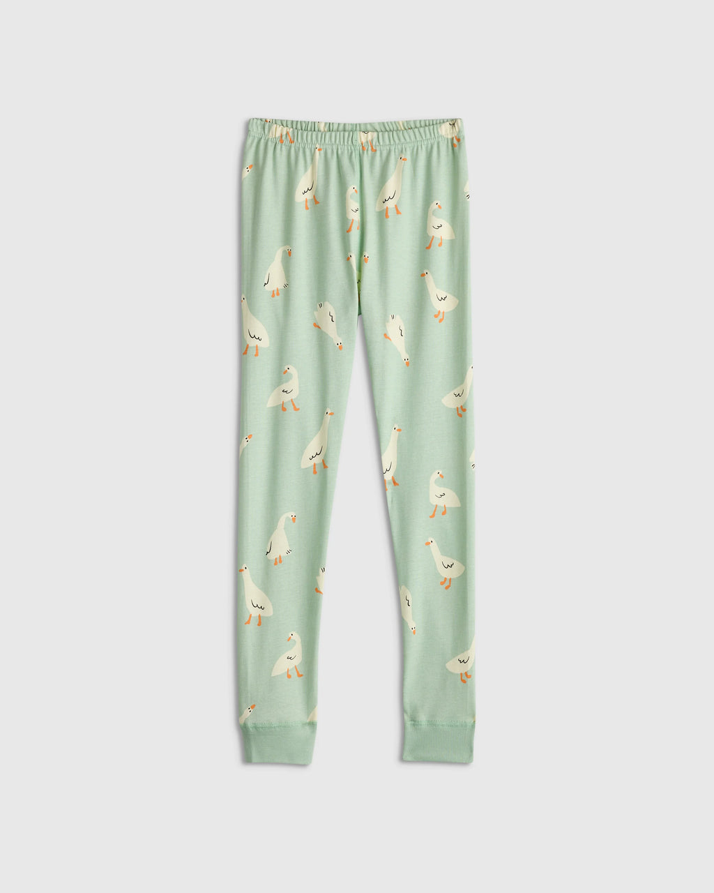100% Organic Cotton Long Sleeve and Pant Pajama Set - 6 / Navy Stripe