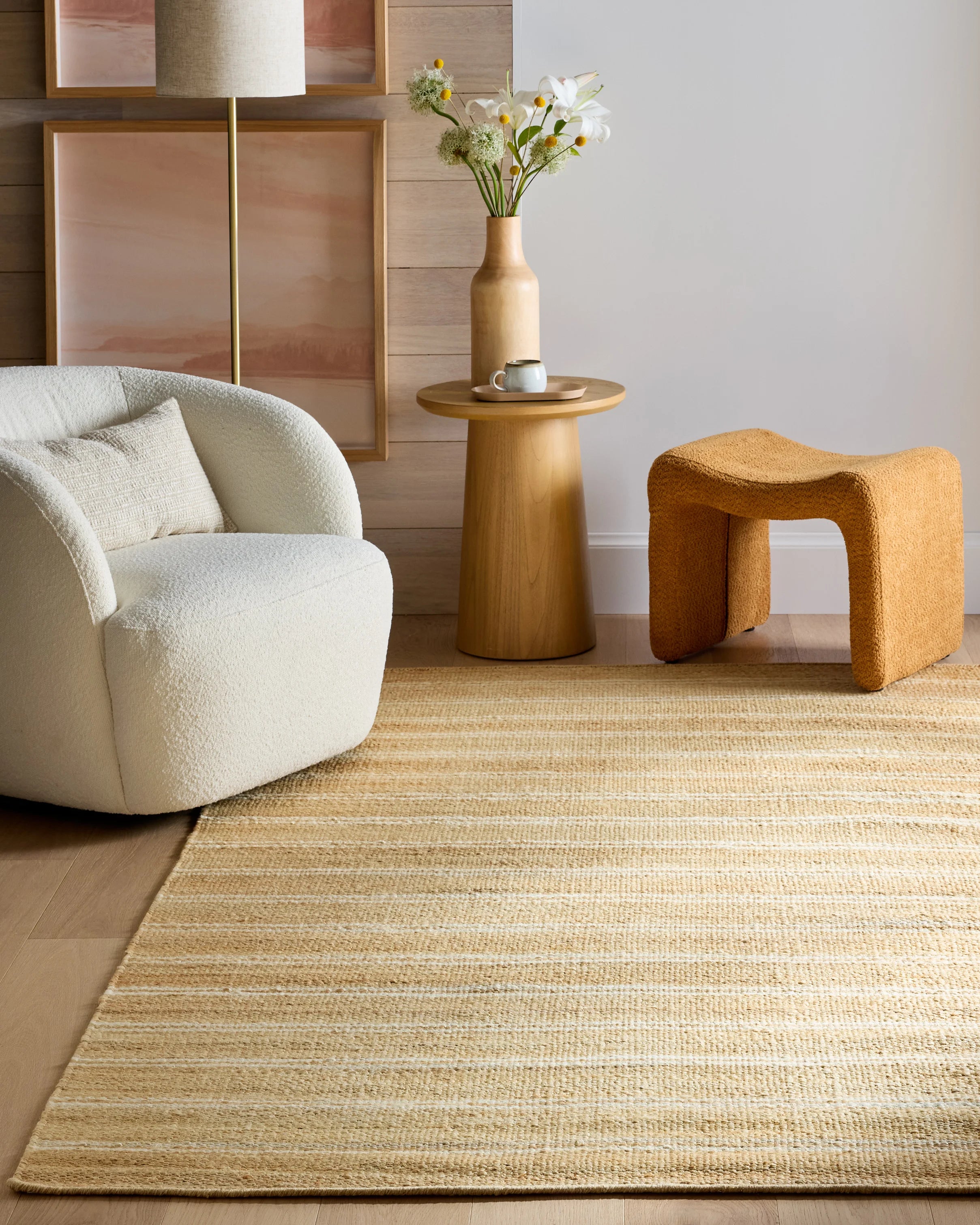 Rain Handwoven Jute Rug - 5' x 8' / Natural Secondary image
