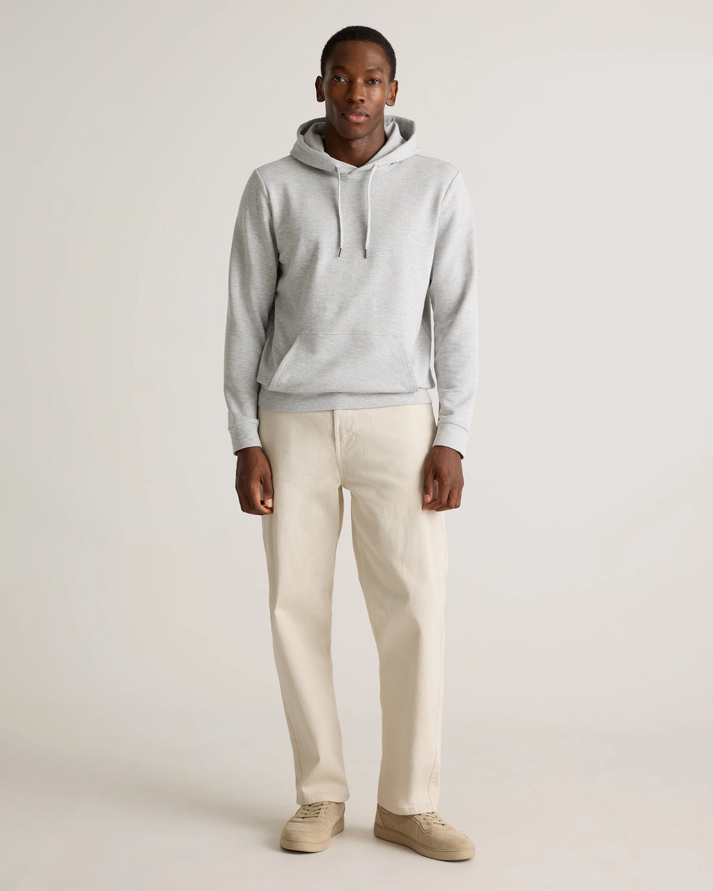 Supersoft Fleece Pullover Hoodie - XS / Heather Oatmeal