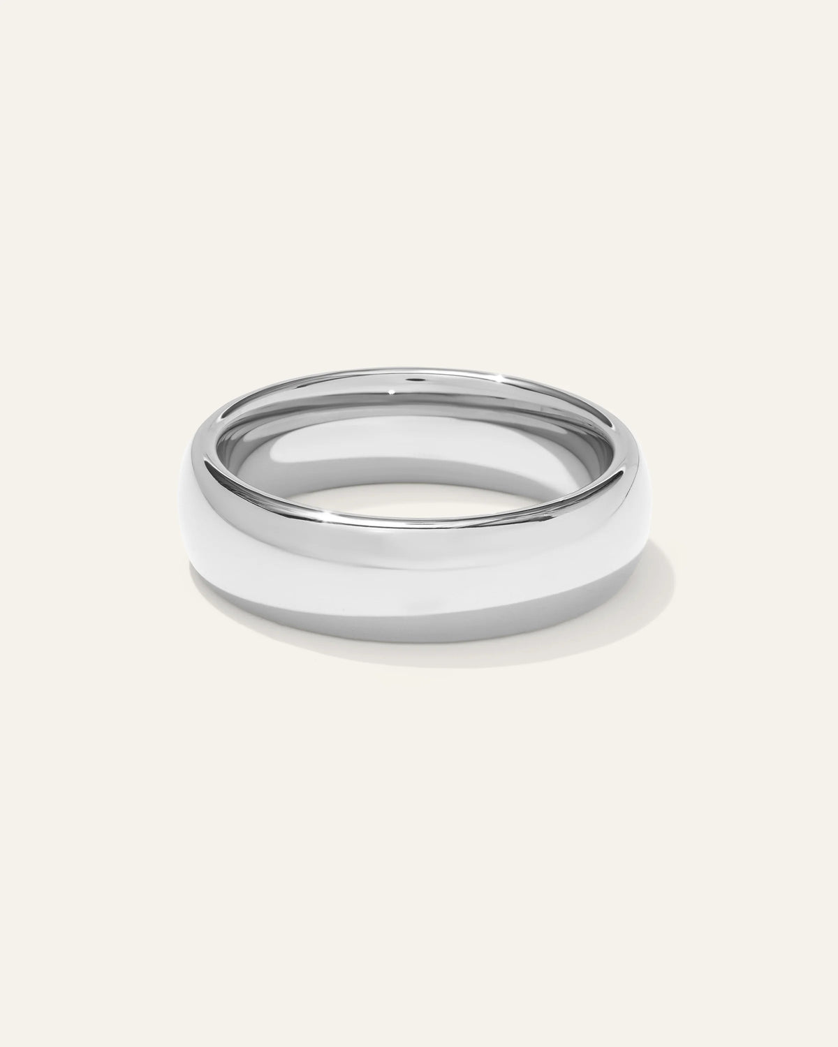 Tungsten Carbide Rounded Band - 7 / 24K Gold Plated