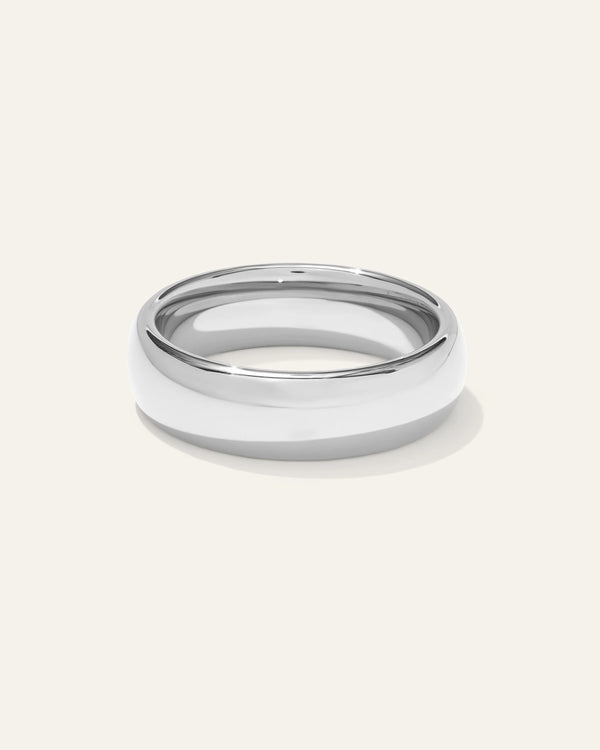 Tungsten Carbide Rounded Band - 7 / 24K Gold Plated