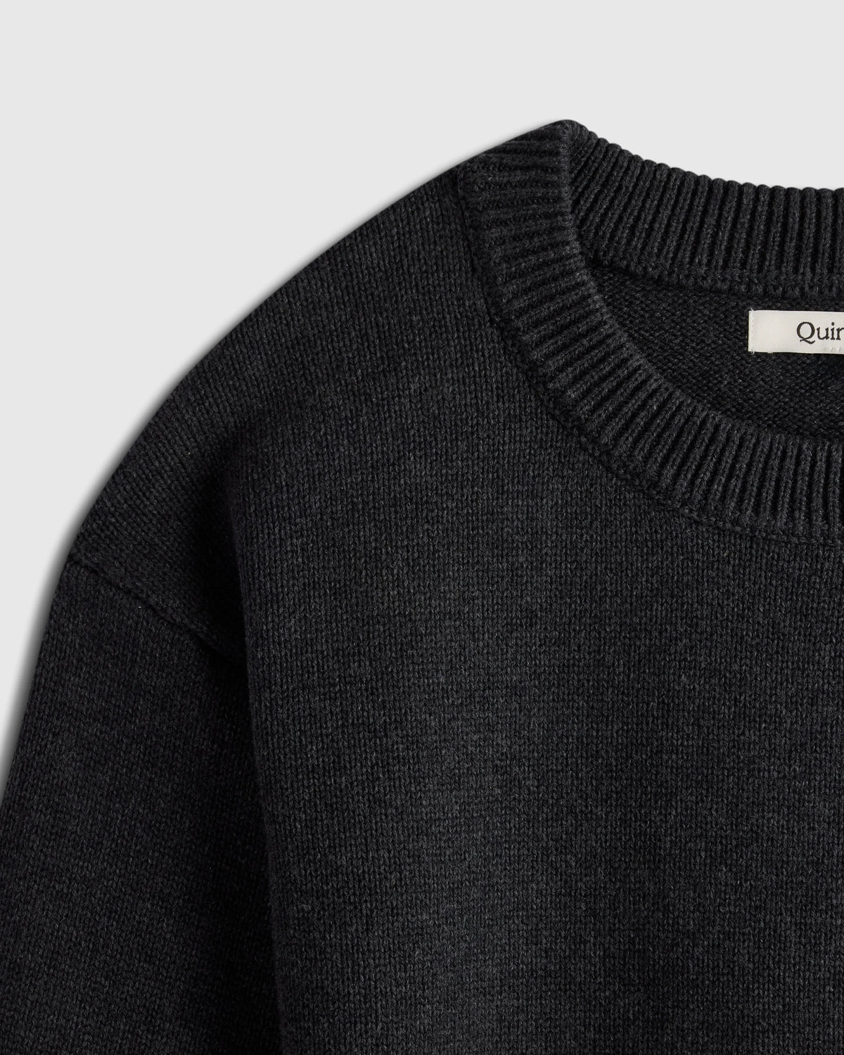 100% Organic Cotton Crewneck Sweater - 2T / Navy/White