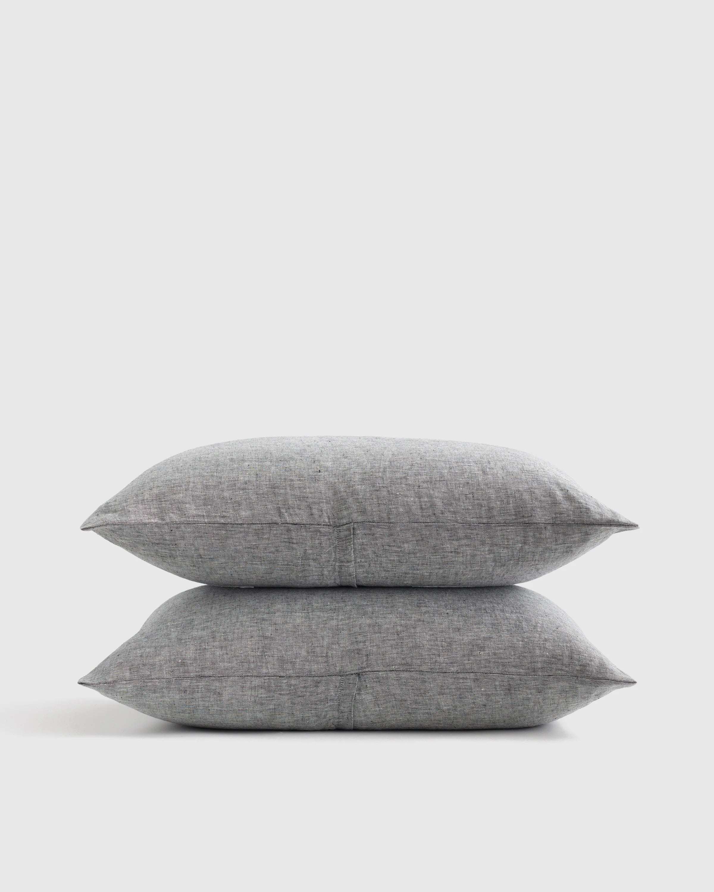 European Linen Chambray Sham Set - Standard / Natural Secondary image