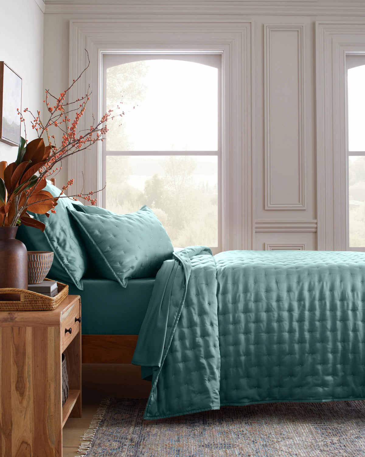 Bamboo Dream Quilt Set - Twin / Sage