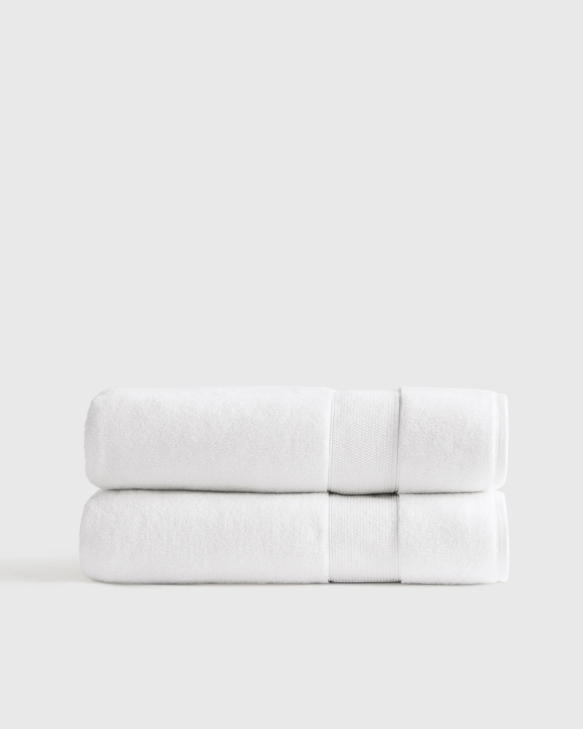 Classic Organic Turkish Cotton Bath Sheet (Set of 2) - One Size / White Main image