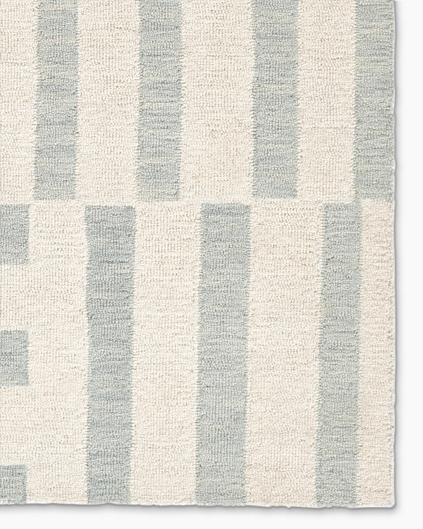 Jack Hand-Tufted Wool Rug - 3'6" x 5'6" / Blue