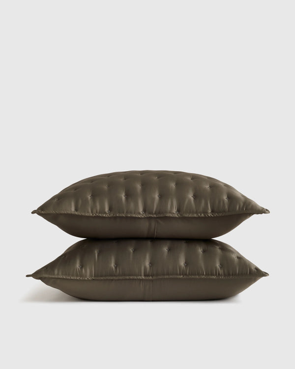 Bamboo Dream Quilted Sham Set - Standard / Sage