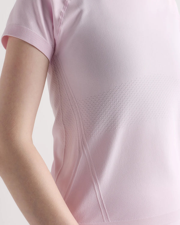 Seamless Waist-Length Tee - XS / Azul Blue
