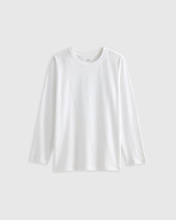100% Organic Cotton Jersey Long Sleeve Tee - 6 / Dino Sketch
