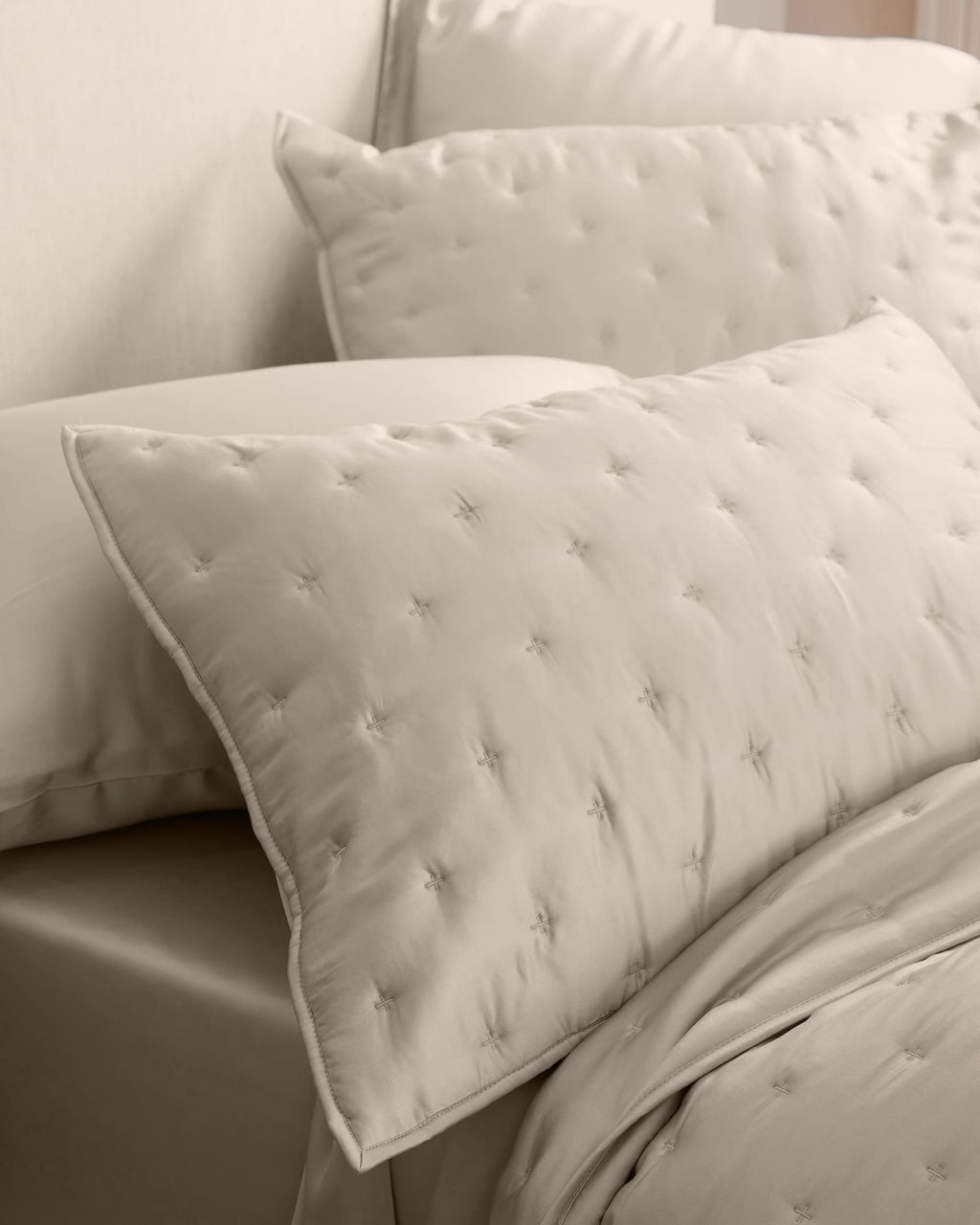 Bamboo Dream Quilted Sham Set - Standard / Sage