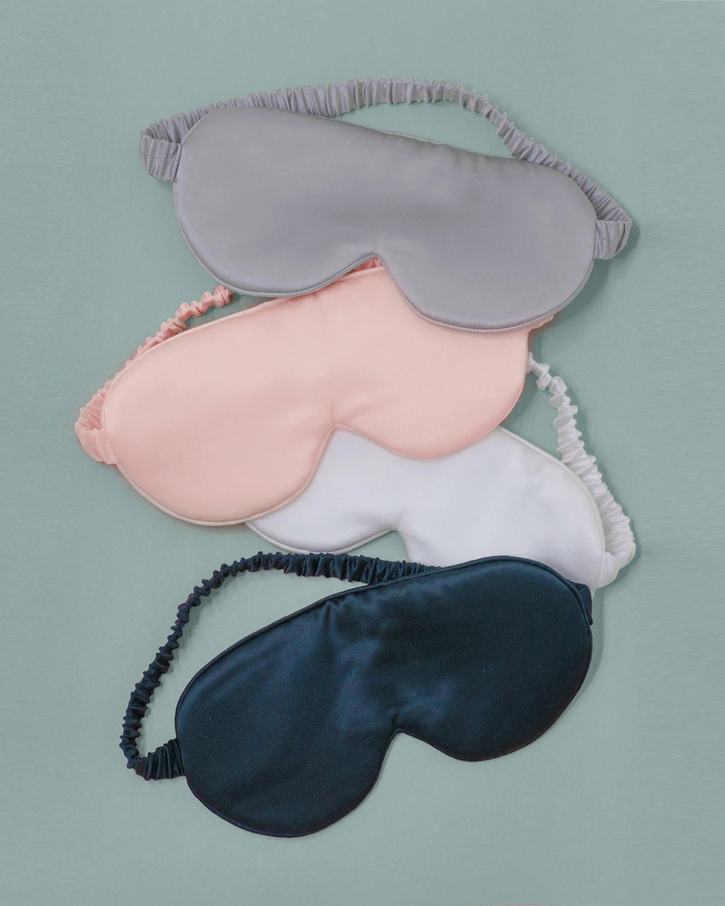 Mulberry Silk Beauty Sleep Mask - One Size / Soft Pink