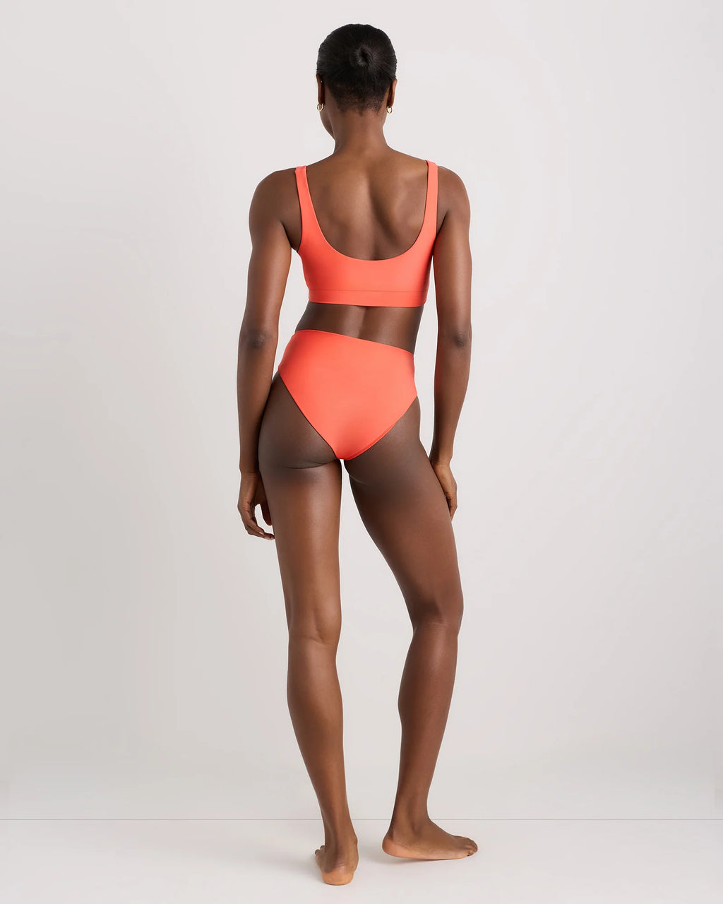 Italian High-Rise High-Leg Bikini Bottom - XS / Palm