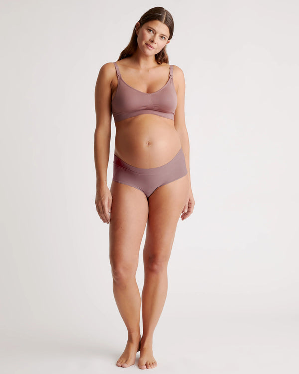 Seamless Nursing Bra - XS / Peach Pink