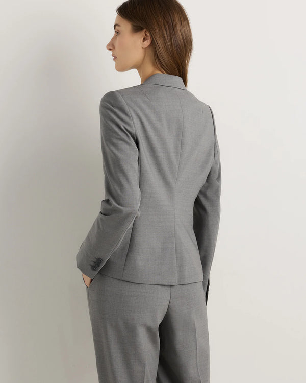 Italian Wool Tailored Blazer - XS / Navy