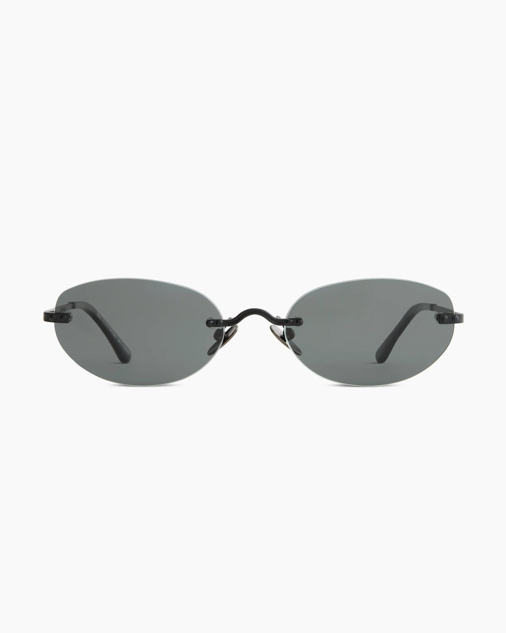 Seoul Polarized Stainless Steel Sunglasses - Standard / Black with Grey lens
