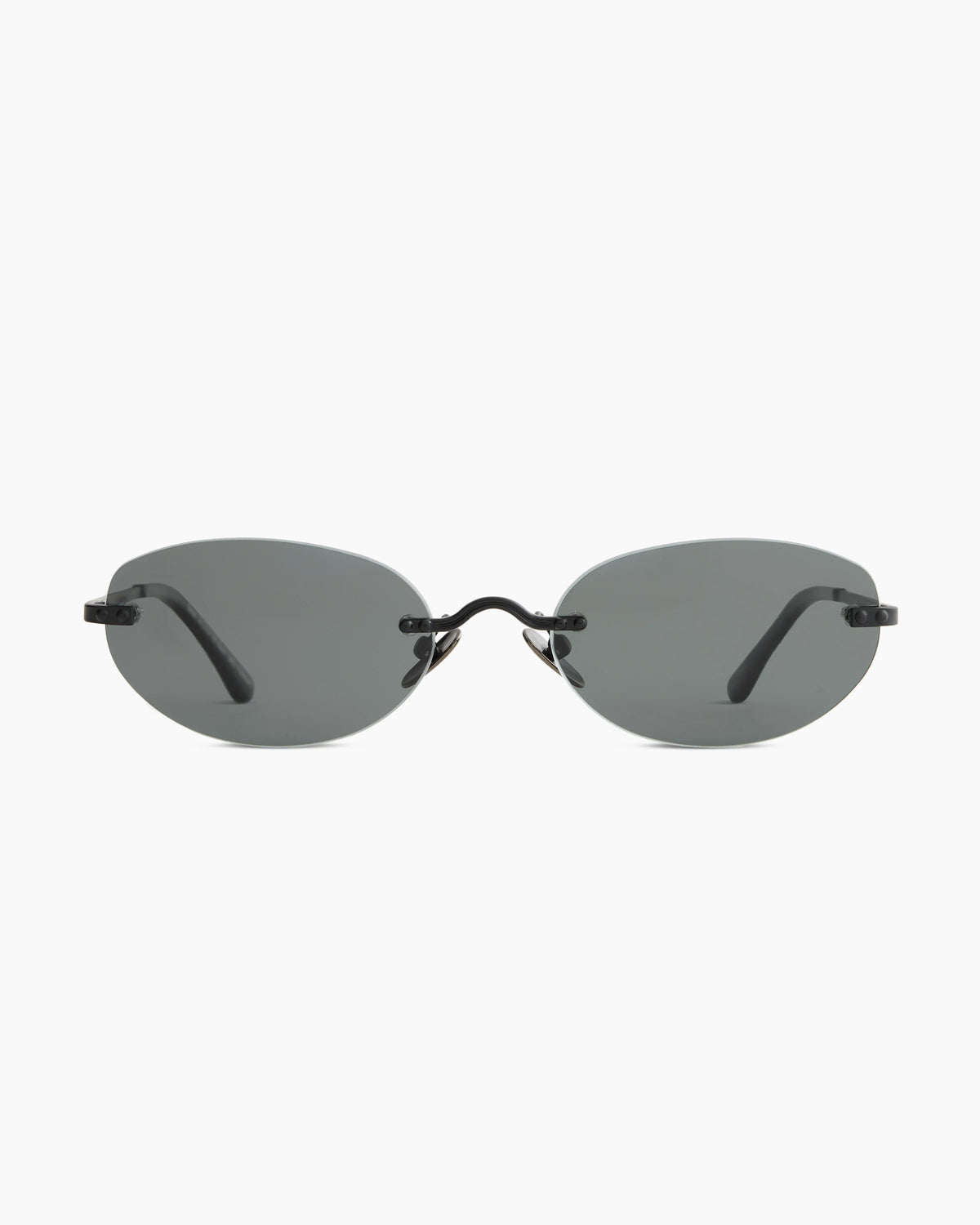 Seoul Polarized Stainless Steel Sunglasses - Standard / Black with Grey lens Main image