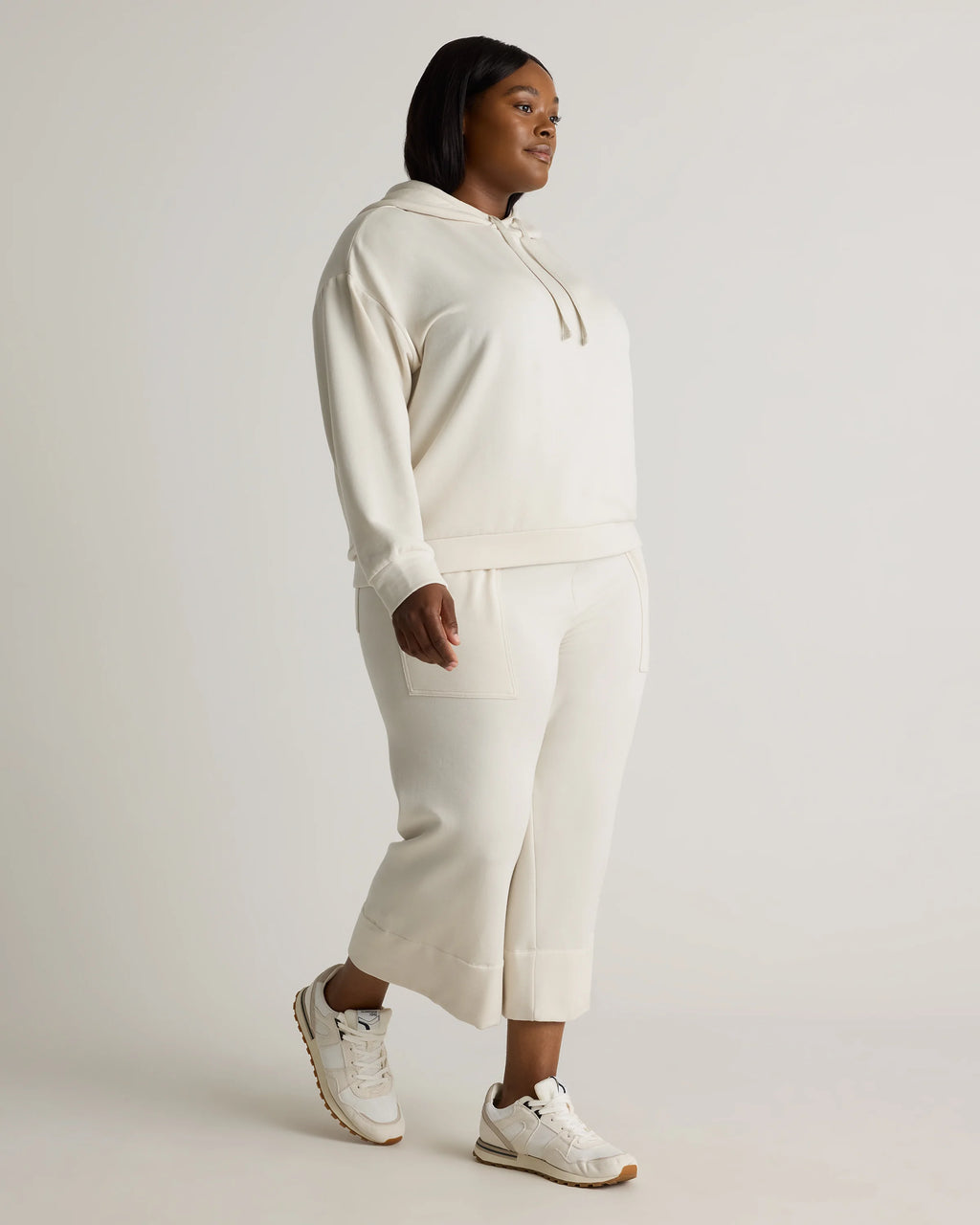 SuperSoft Fleece Pullover Hoodie - 1X / Dried Fig