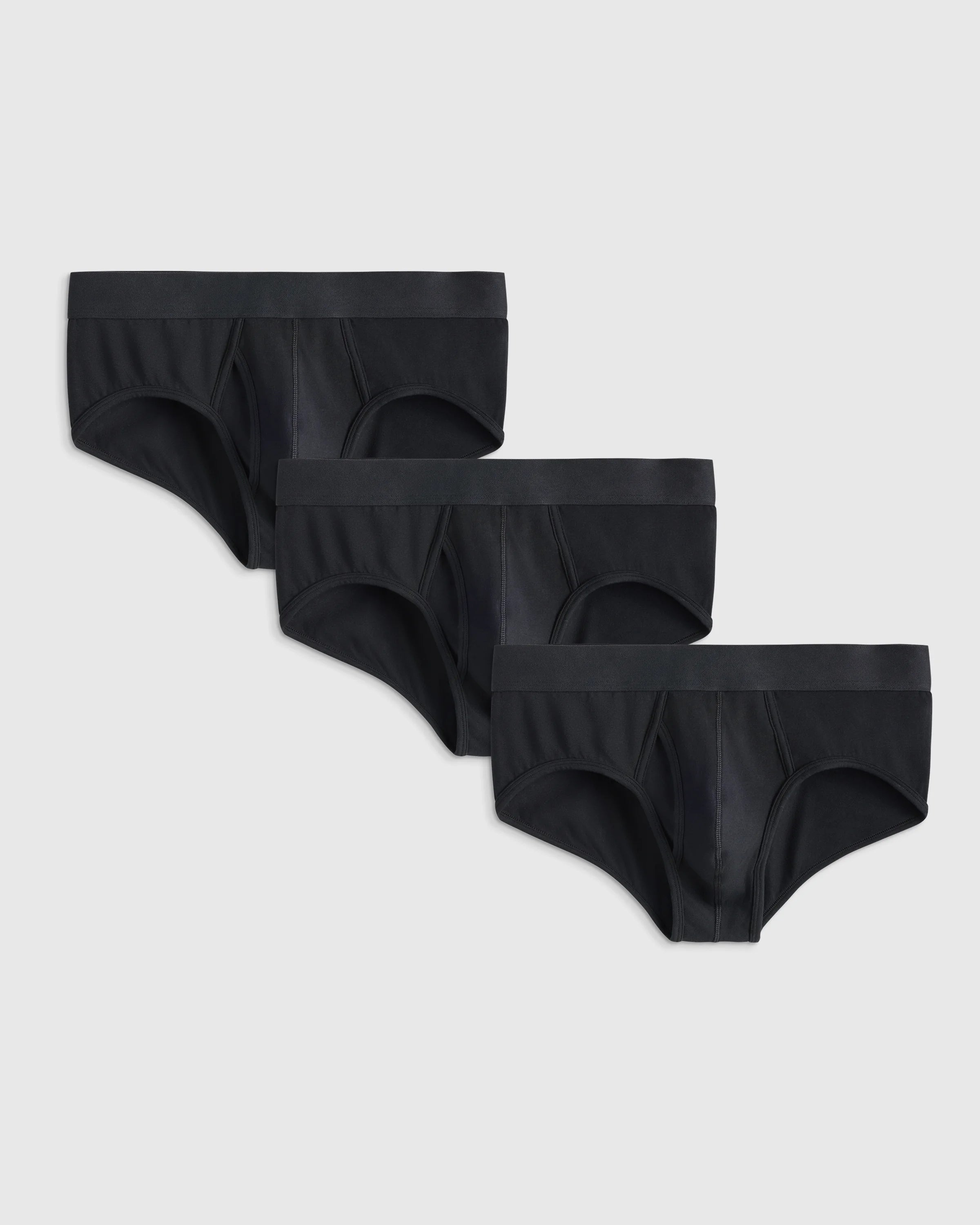 Organic Cotton Stretch Hip Brief (3-pack) - XS / Black Secondary image