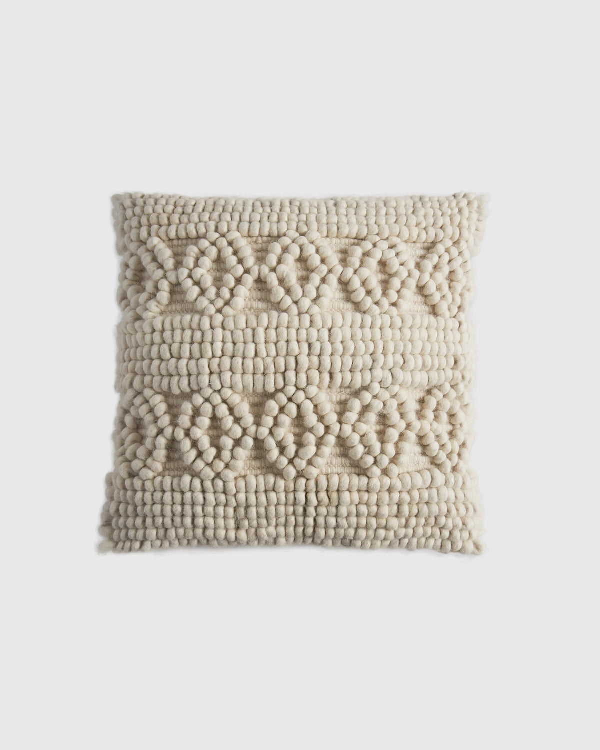 Kai Wool Pillow Cover - 20x20 / Ivory Main image
