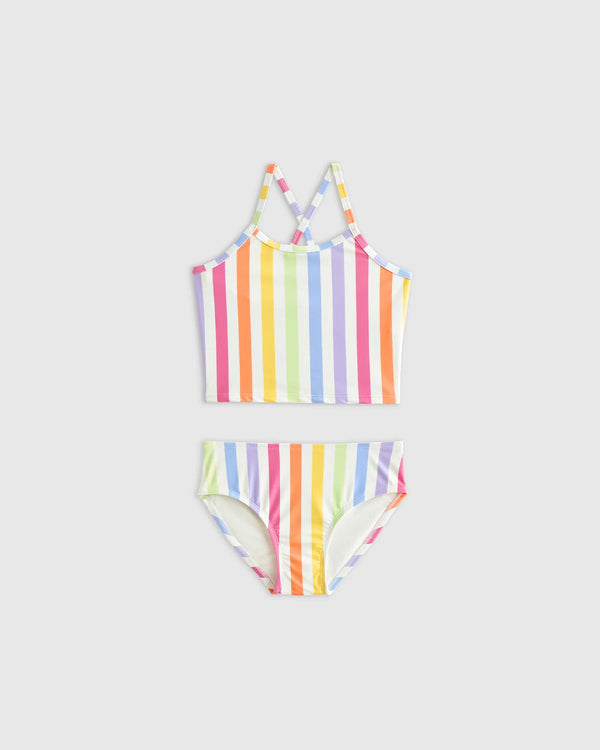 Tankini Swimsuit - 6 / Soft Ditsy Floral