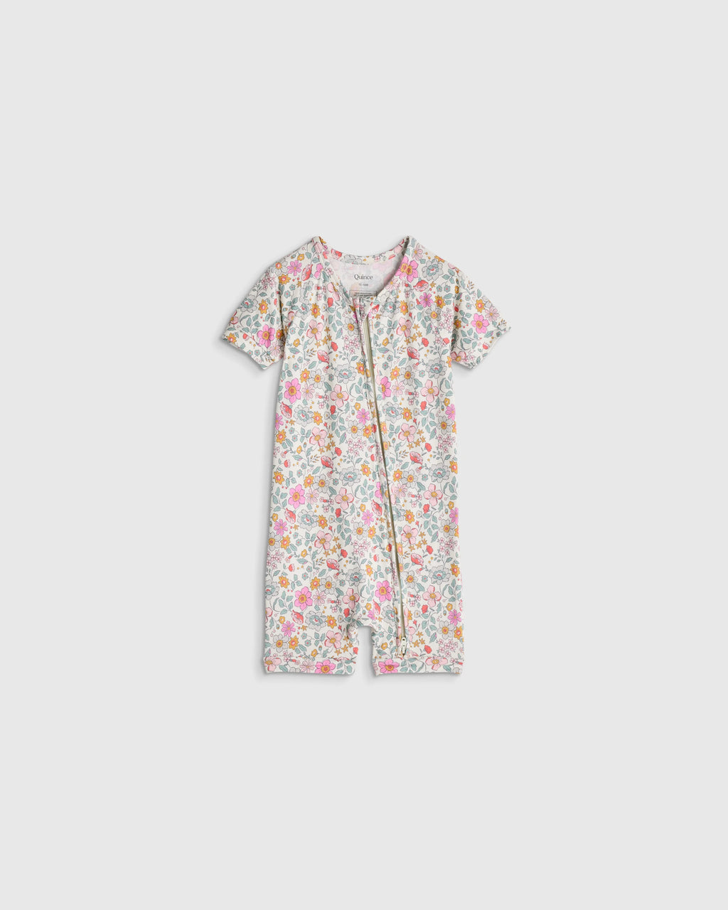 Bamboo Shortie Onesie Pajama - 0-3M / Blue Cars