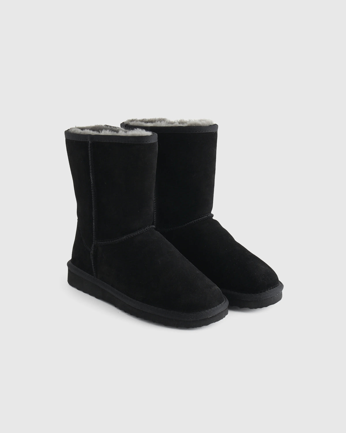 Australian Shearling Mid-Calf Boot - 6 / True Black