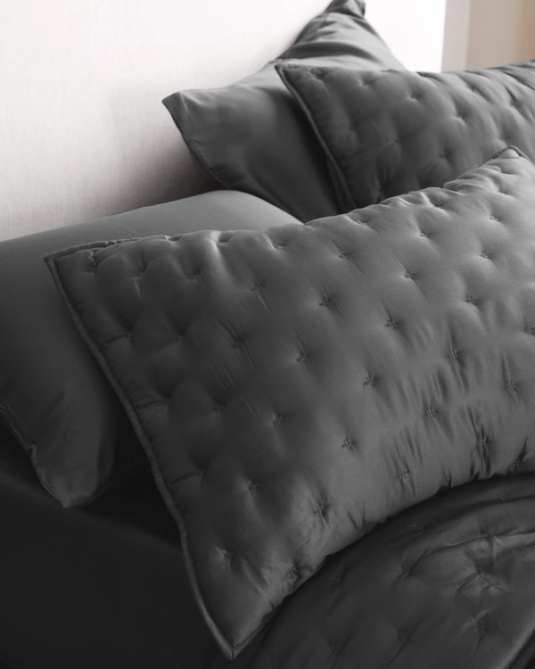 Bamboo Dream Quilted Sham Set - Standard / Sage