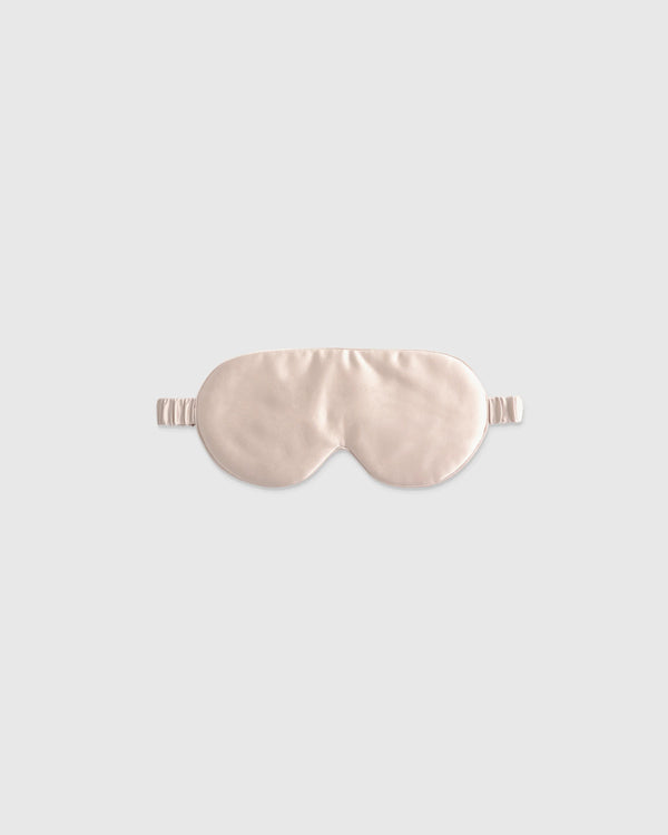 Mulberry Silk Beauty Sleep Mask - One Size / Soft Pink