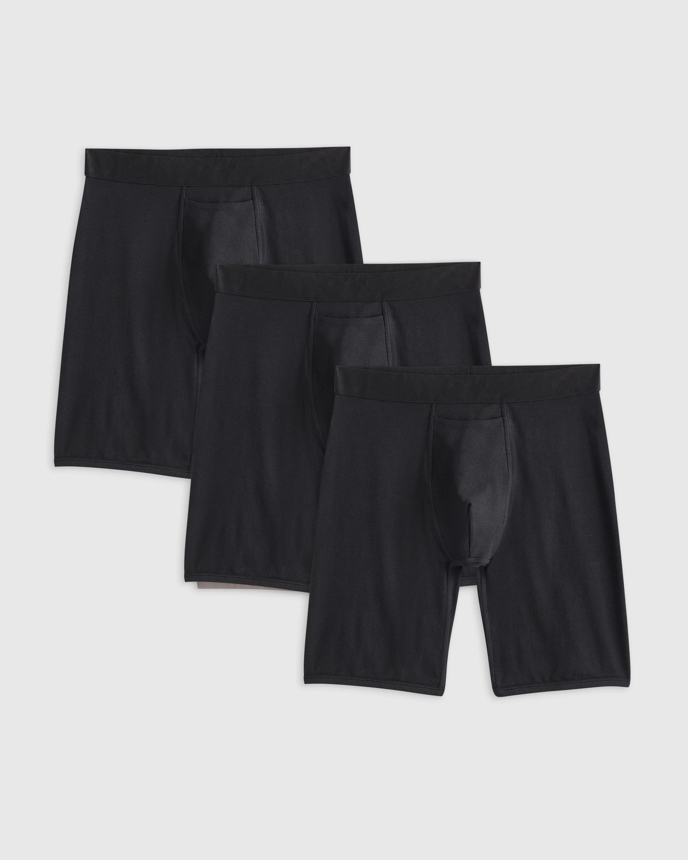 Organic Cotton 8'' Boxer Brief (3-pack) - S / Black Secondary image