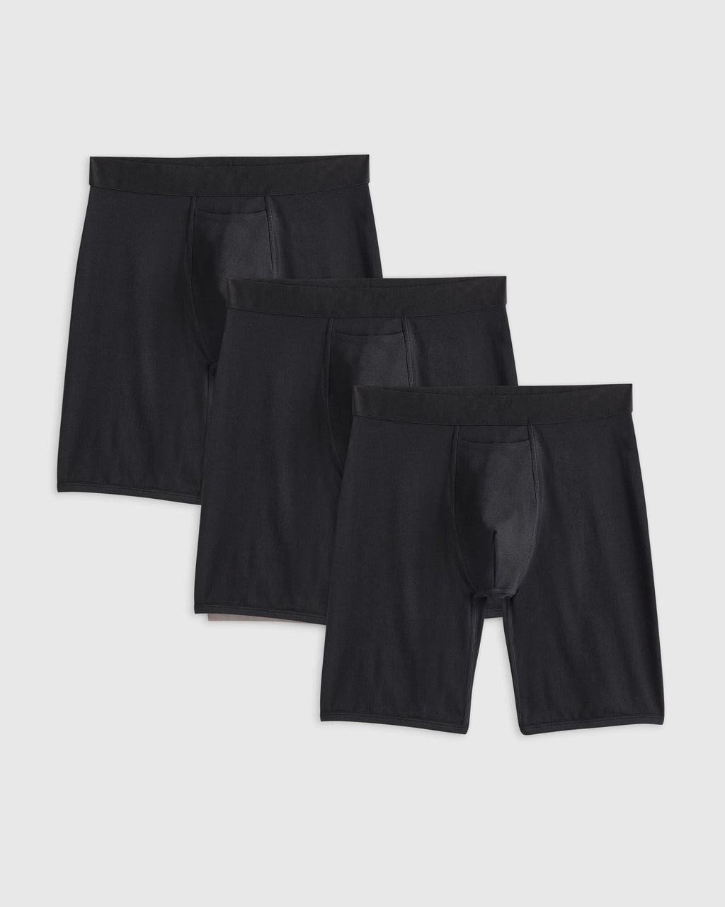 Organic Cotton 8'' Boxer Brief (3-pack) - S / Black