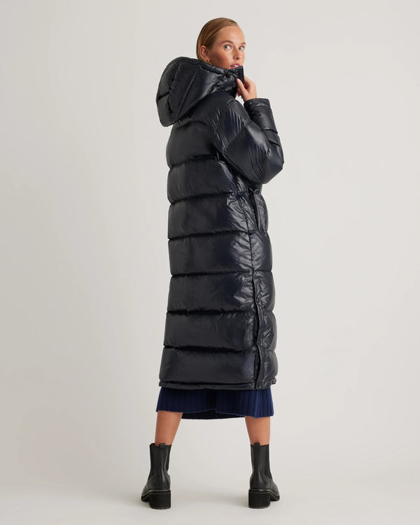 Responsible Down Long Puffer Jacket - XS / Black