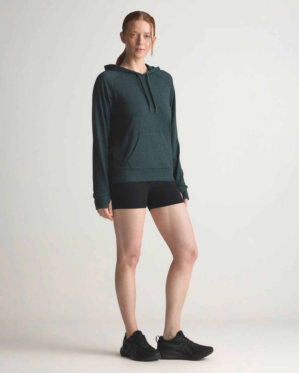 Flowknit Pullover Hoodie - XS / Heather Navy