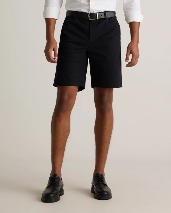 Organic Cotton Classic Stretch Chino Shorts - 9" - 30 / Sand Dune