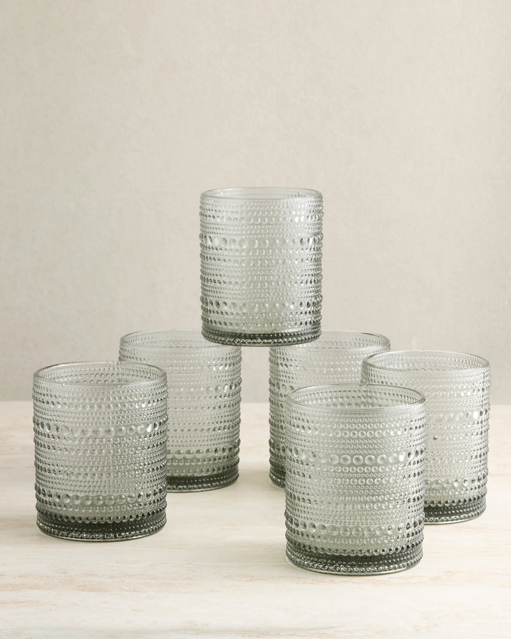 Jupiter Short Glass Tumbler (Set of 6) - One Size / Fern Green