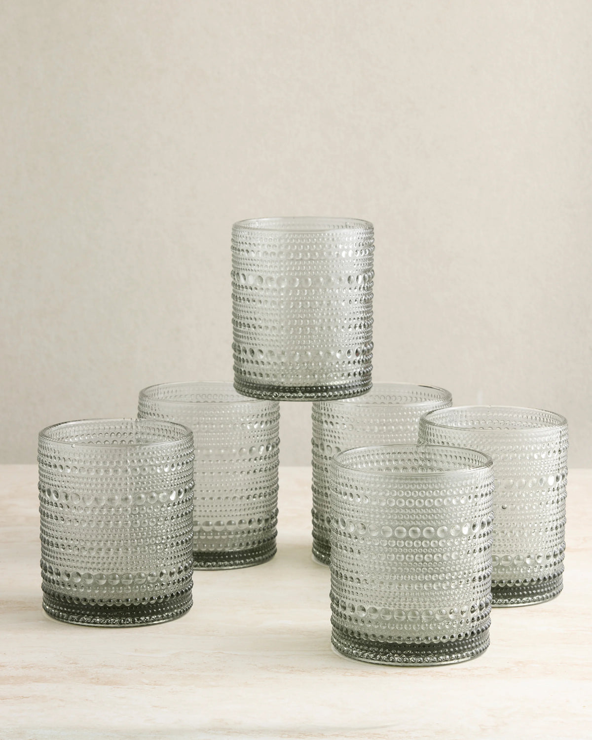 Jupiter Short Glass Tumbler (Set of 6) - One Size / Fern Green