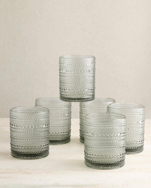 Jupiter Short Glass Tumbler (Set of 6) - One Size / Fern Green