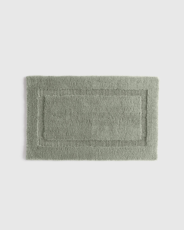 Turkish Cotton Non-Slip Bath Rug - 21"x34" / White