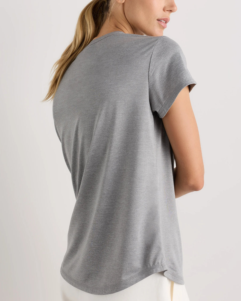 Flowknit Breeze Tee - XS / Heather Green