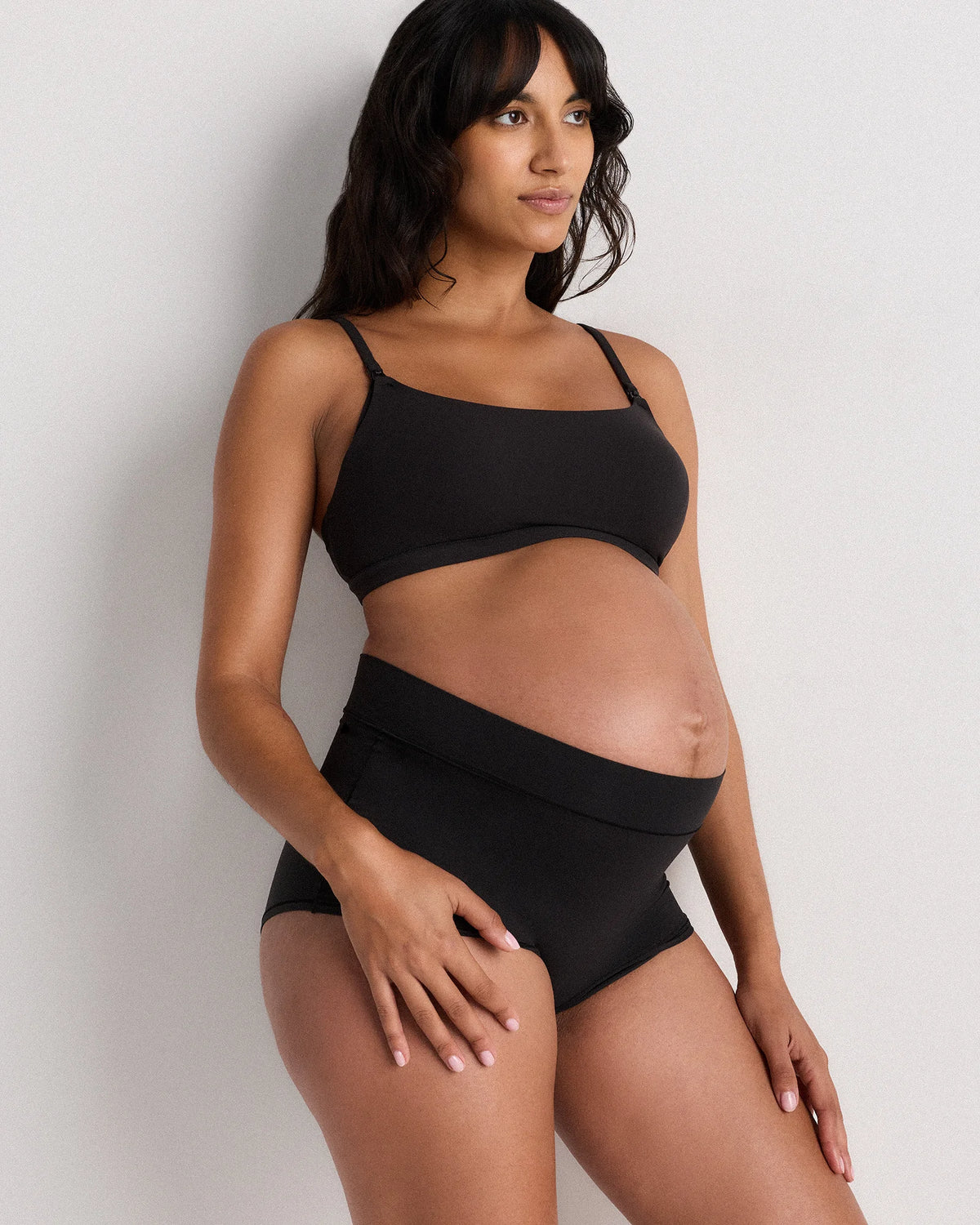 Second Skin Nursing Scoop Bralette (2-pack) - XS / Black Main image