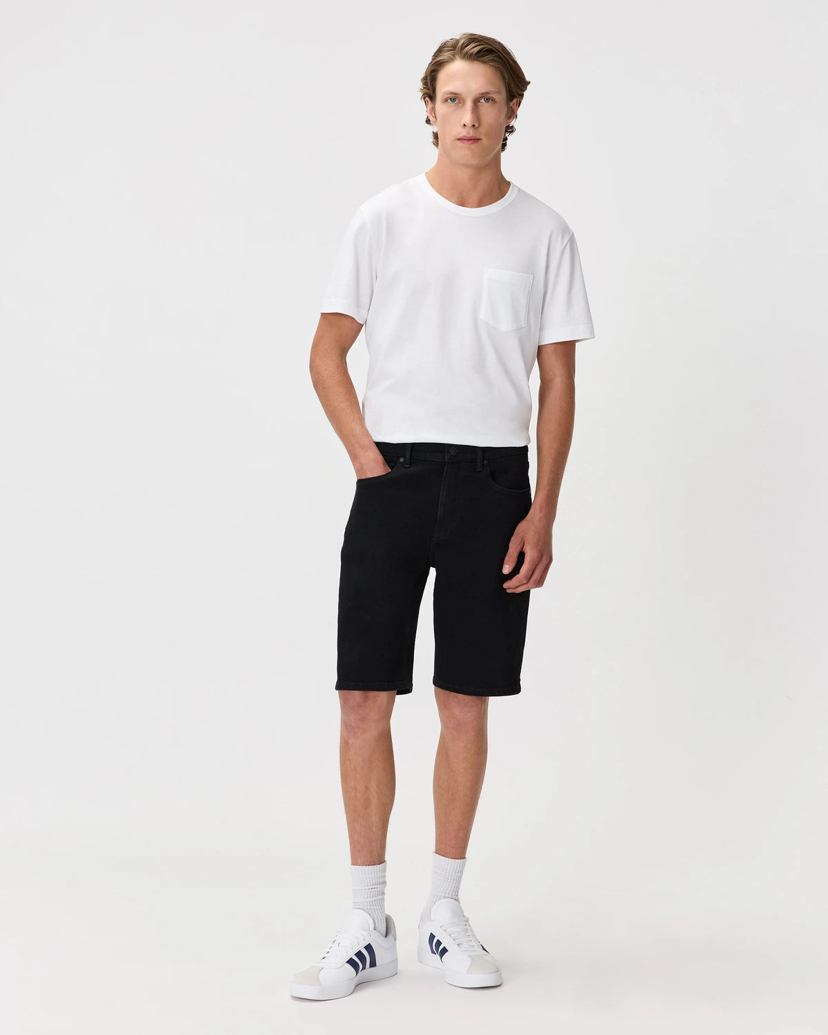 Warren Stretch Denim Shorts - 10" - 30 / Black Main image