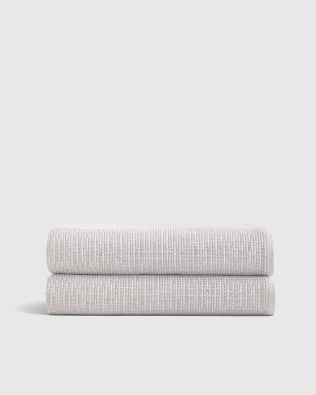 Turkish Waffle Terry Bath Sheet (Set of 2) - One Size / Ivory