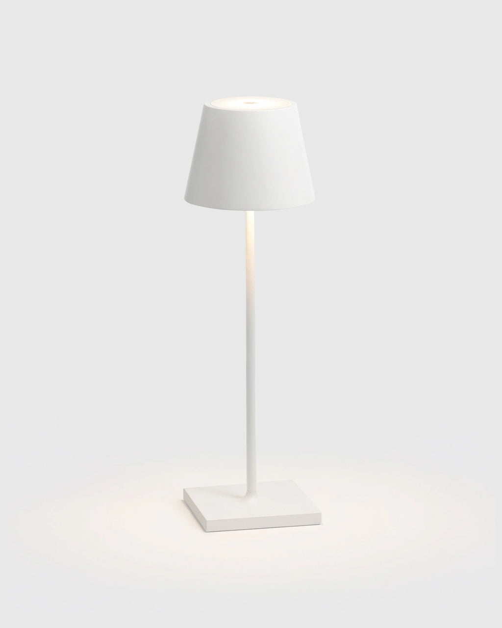 Poldina Pro Rechargeable Table Lamp by Zafferano - Regular / White