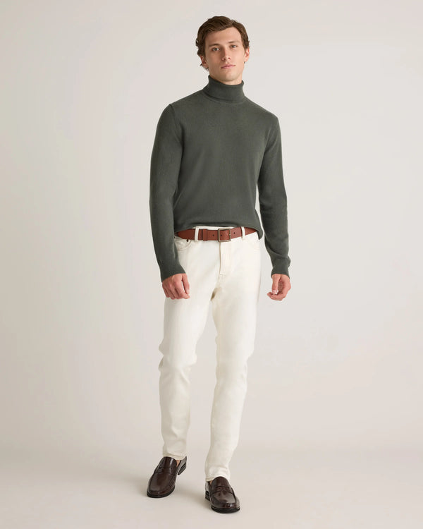 Mongolian Cashmere Turtleneck Sweater - S / Black