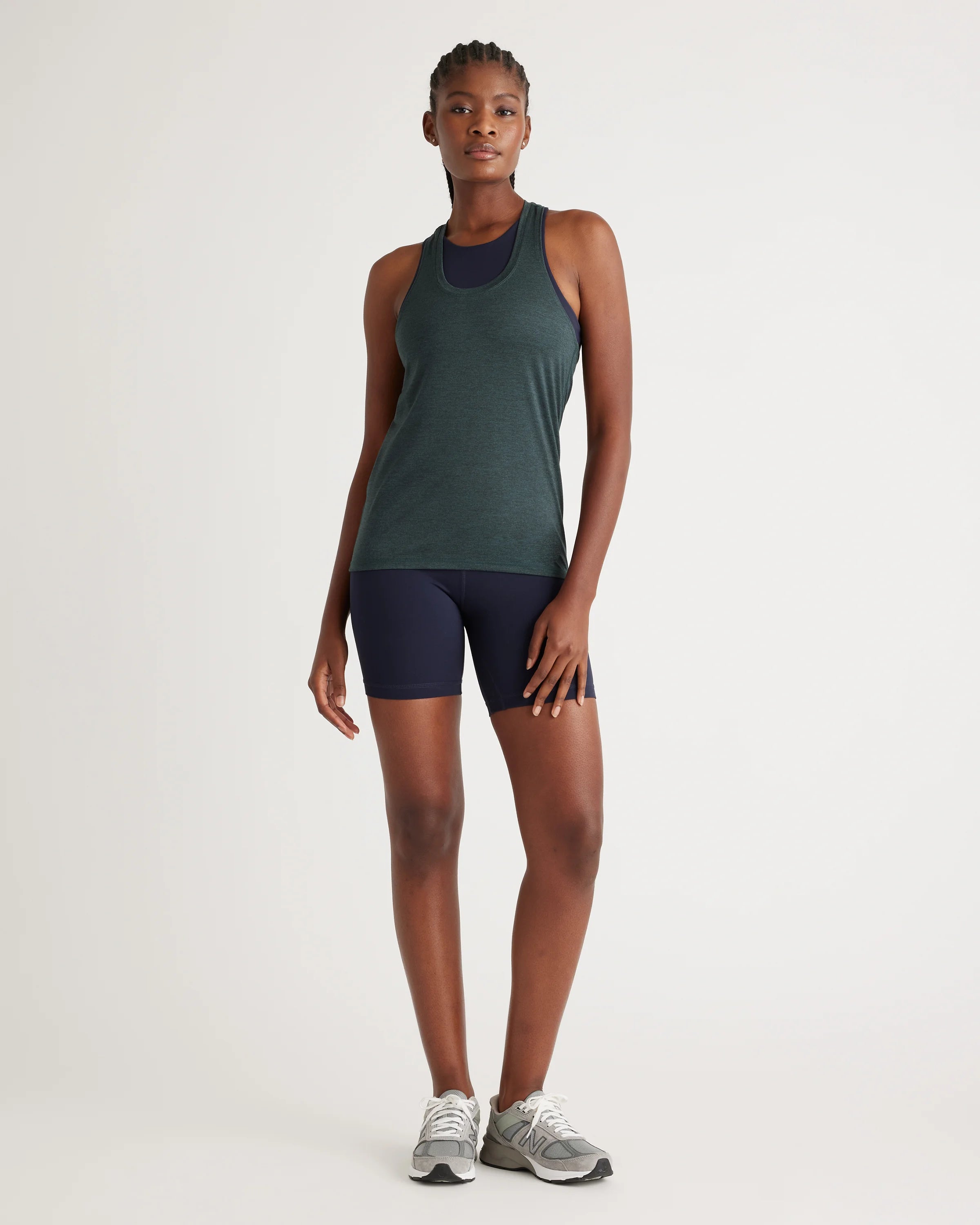 Flowknit Breeze Racerback Tank - XS / Heather Green Secondary image