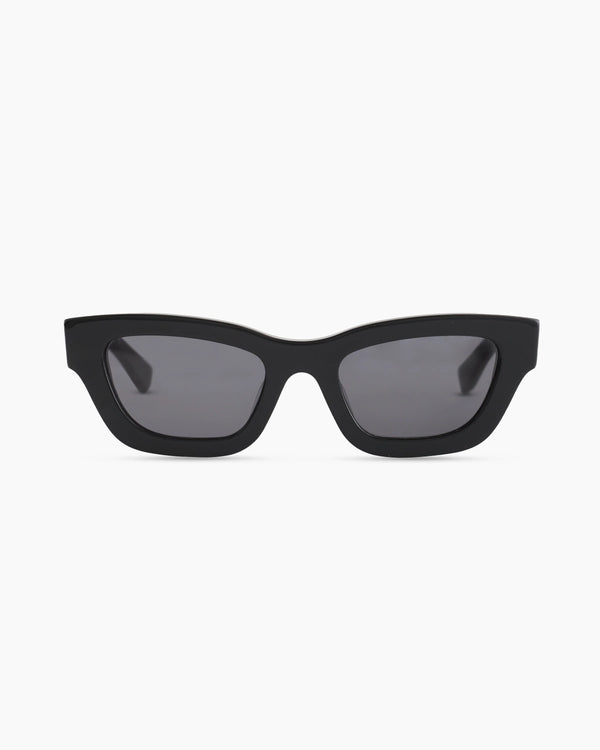 Jackie Polarized Acetate Sunglasses - One Size / Cream with Brown Lens