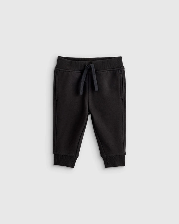 Organic Cotton French Terry Joggers - 3-6M / Blue Stars