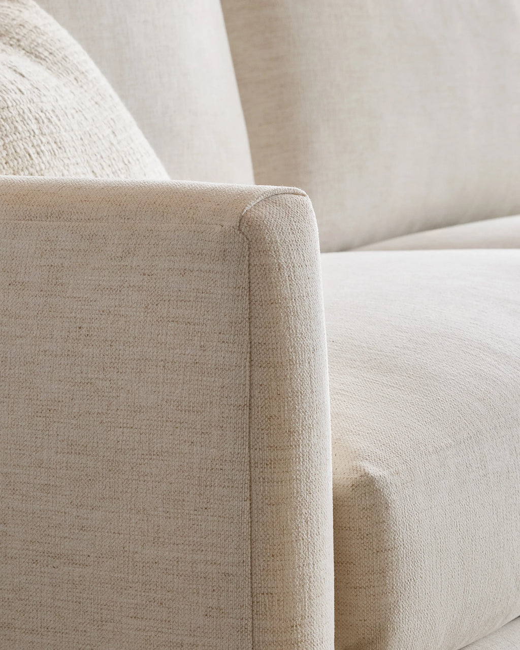 Brennan Sleeper Sofa in Performance Basketweave - Queen / Flax