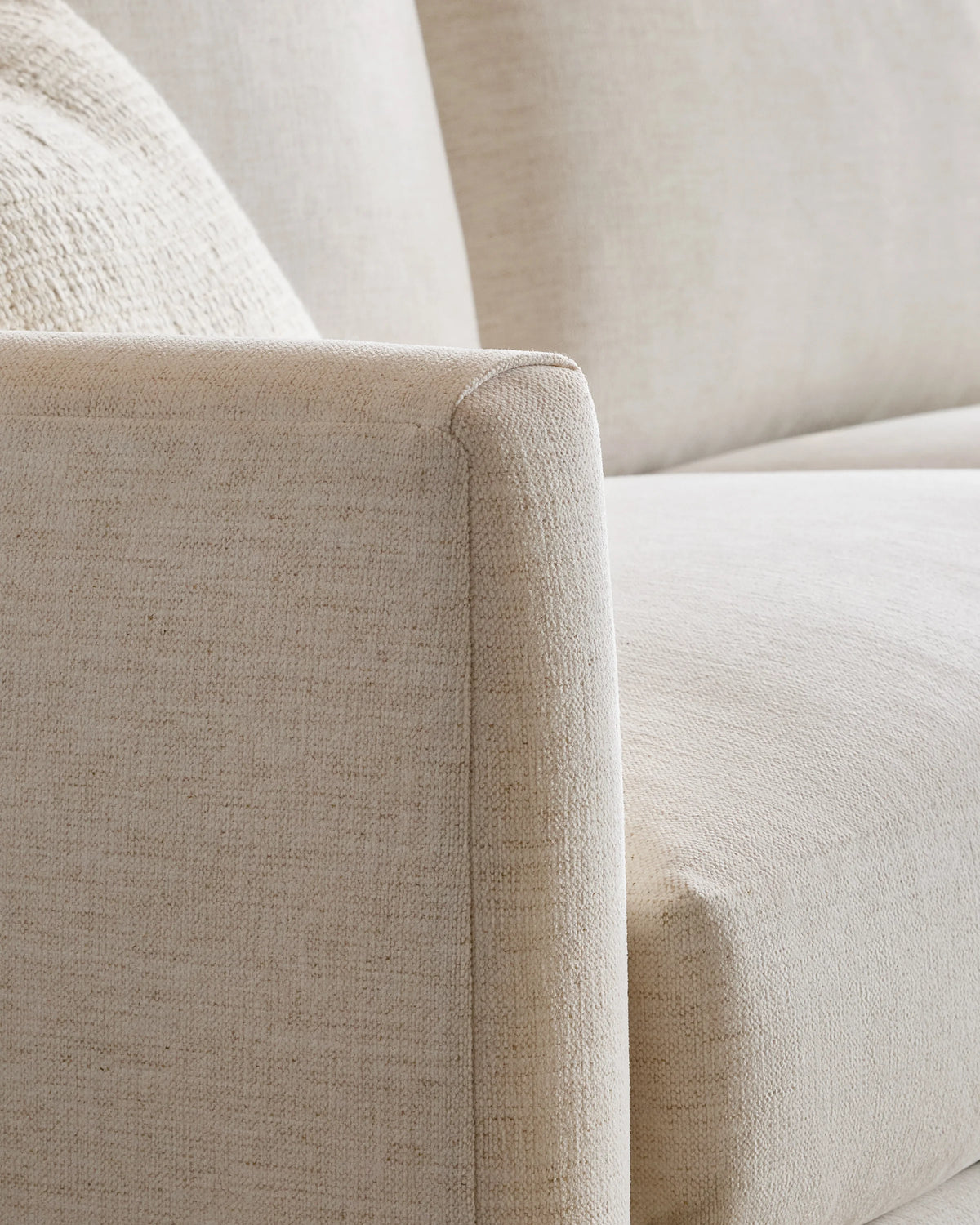 Brennan Sleeper Sofa in Performance Basketweave - Queen / Flax