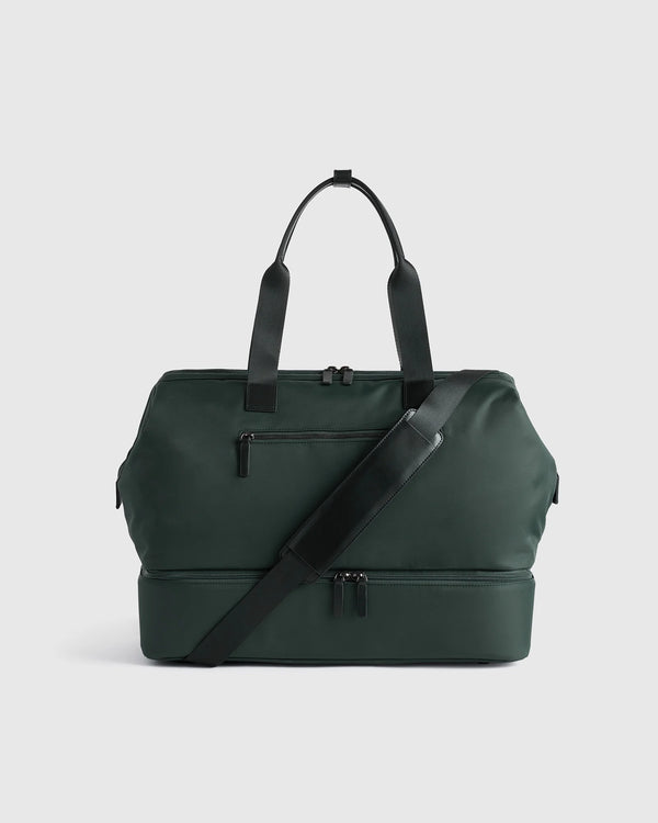 Voyage Nylon Dual Compartment Weekender - One Size / Black